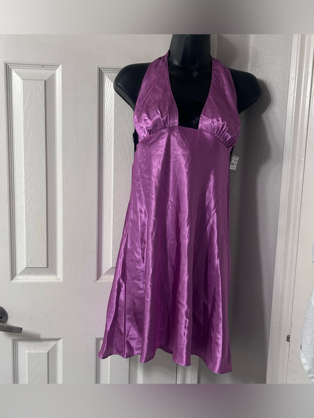 Vintage Frederick’s of Hollywood Purple Garnet Slip Dress NWT Size Large